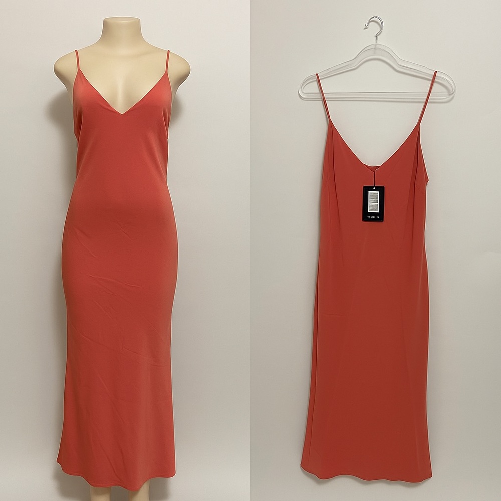 MF-194. Sleeking for Ourselves Plus Satin Dress